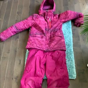 Columbia Omni-tech Snowpants and H&M winter coat